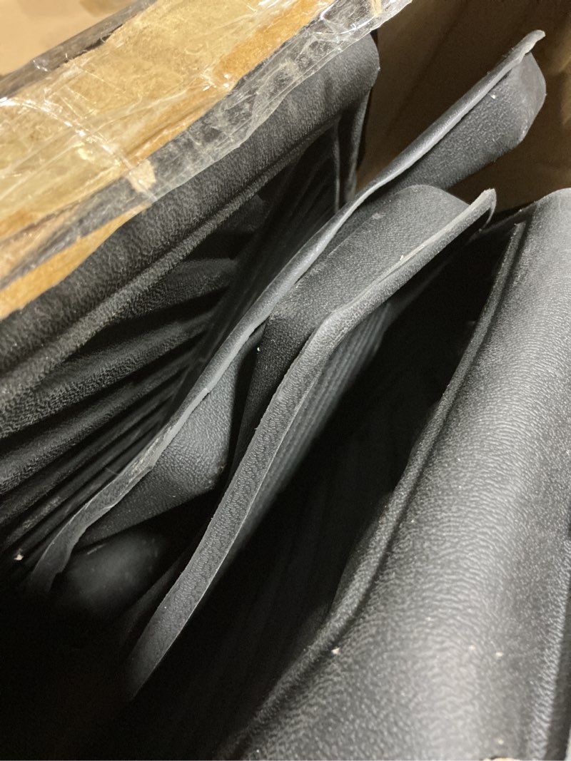 Condition photo showing Good Condition for lasfit front trunk mats for rivian r1t & rivian r1s 2024 2023 2022, all weather frunk mats tpe front & rear cargo liner custom fit r1t & r1s cargo mat black, tasteless, durable and easy to clean 2022-2024 | for rivian r1t r1s | front trunk mats