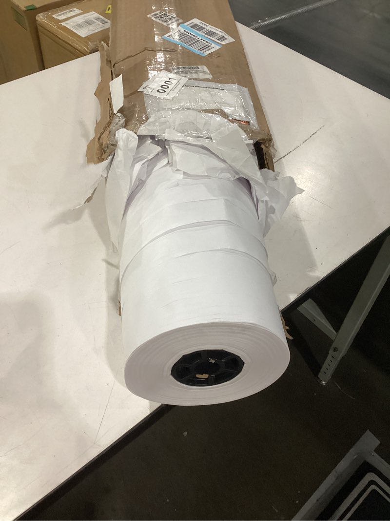 Condition photo showing As Is for pacon kraft rolls  40 lb.  36  x 1000 ft.  white