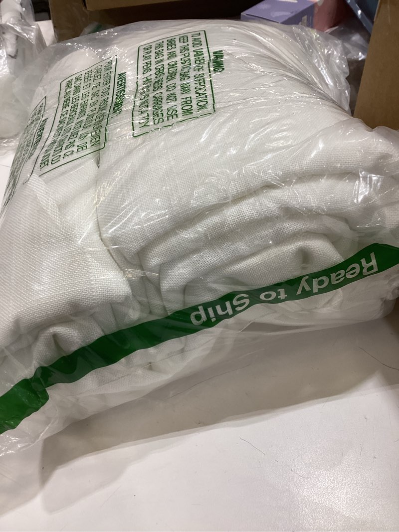 Condition photo showing Good Condition for twodrapes beige white pinch pleated linen curtains 1 panel for living room bedroom memory training shaped semi sheer pleat drapes with hooks rings light filtering window curtain 60x108 beige white 60"w x 108"l (pack of 1)