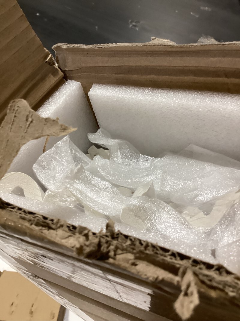 Condition photo showing Good Condition for art3d pre-cut wall molding set of 6 pcs, ready-to-assemble wainscoting panels for interior wall décor living room bedroom accent wall - installed with glue, 3 top 3 bottom white: style 2