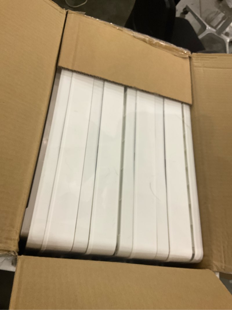 Condition photo showing As Is for QudraKast 4-Tier Stackable Plastic Storage Bins - 67QT Stackable Storage Bins - Closet Organization Suitable for Bedroom, Organization and Boxes for Study, Toy Room, Office