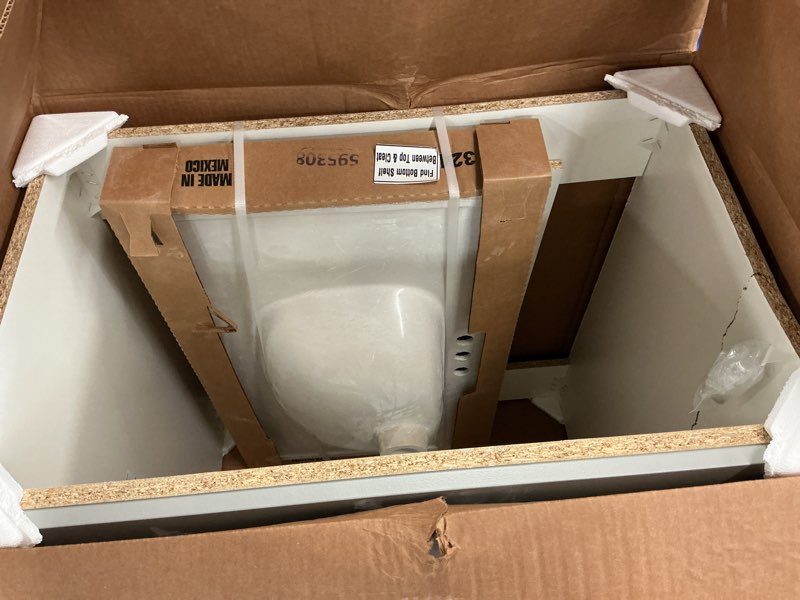 Condition photo showing As Is for Project Source Gray Undermount Single sink