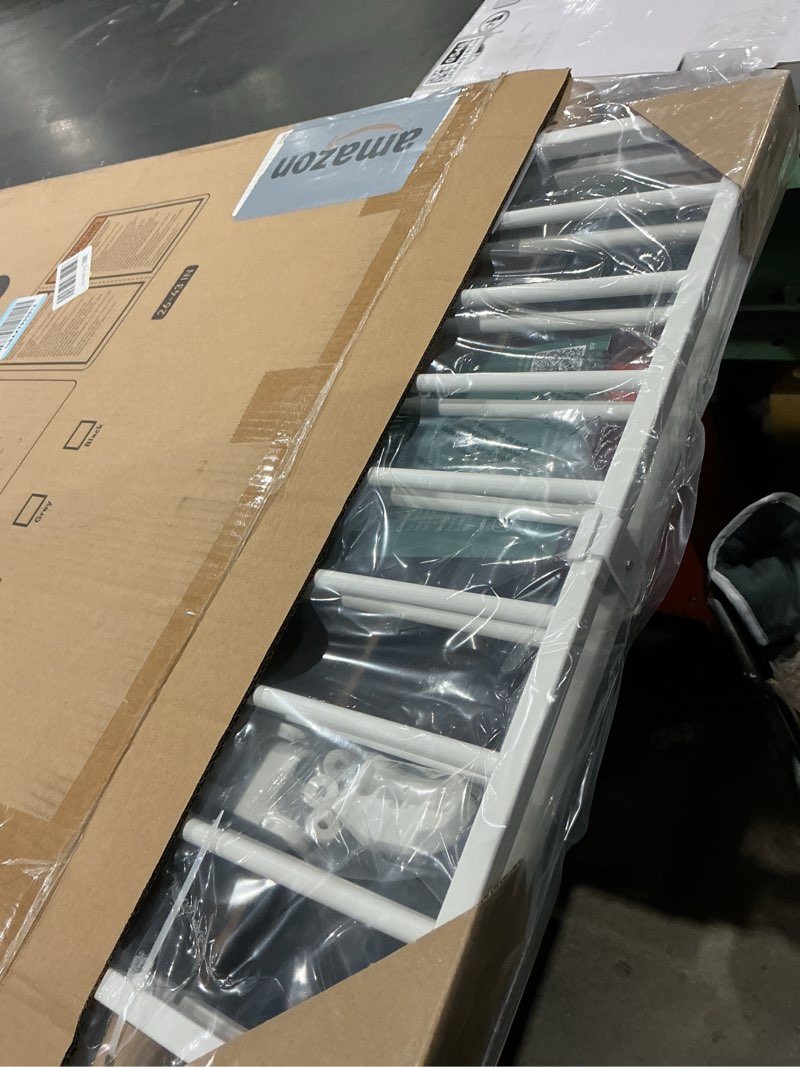Condition photo showing Good Condition for babelio baby gate for stairs, kitchen & doorways, 26-43" w 28" h no bottom bar| easy installation| one-handed operation| auto-close| hardware mount (drill needed) safety dog/pet gate indoor (white)
