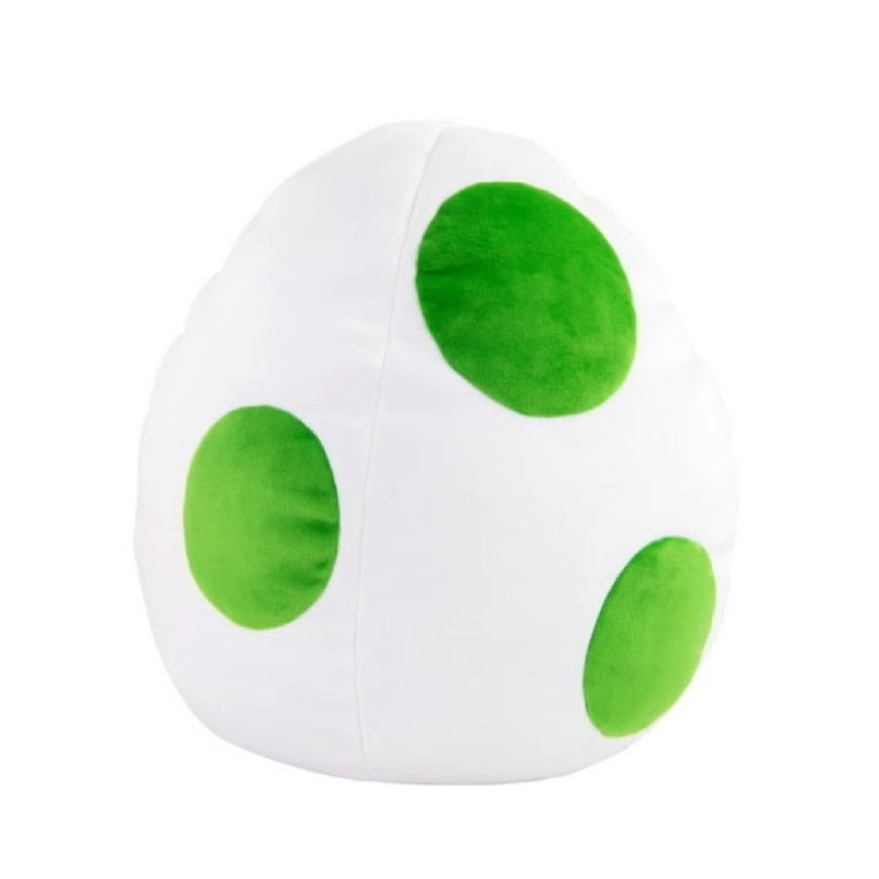 club mocchi- mocchi- nintendo super mario plush - yoshi egg plushie - collectible squishy plushies - 15 inch