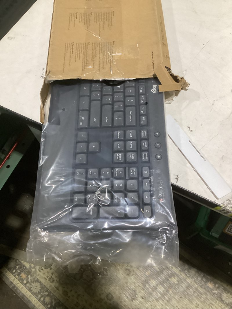 Condition photo showing Good Condition for Logitech MK540 Advanced Wireless Keyboard and Mouse Combo for Windows, 2.4 GHz Unifying USB-Receiver, Multimedia Hotkeys, 3-Year Battery Life, for PC, Laptop 2024 Model