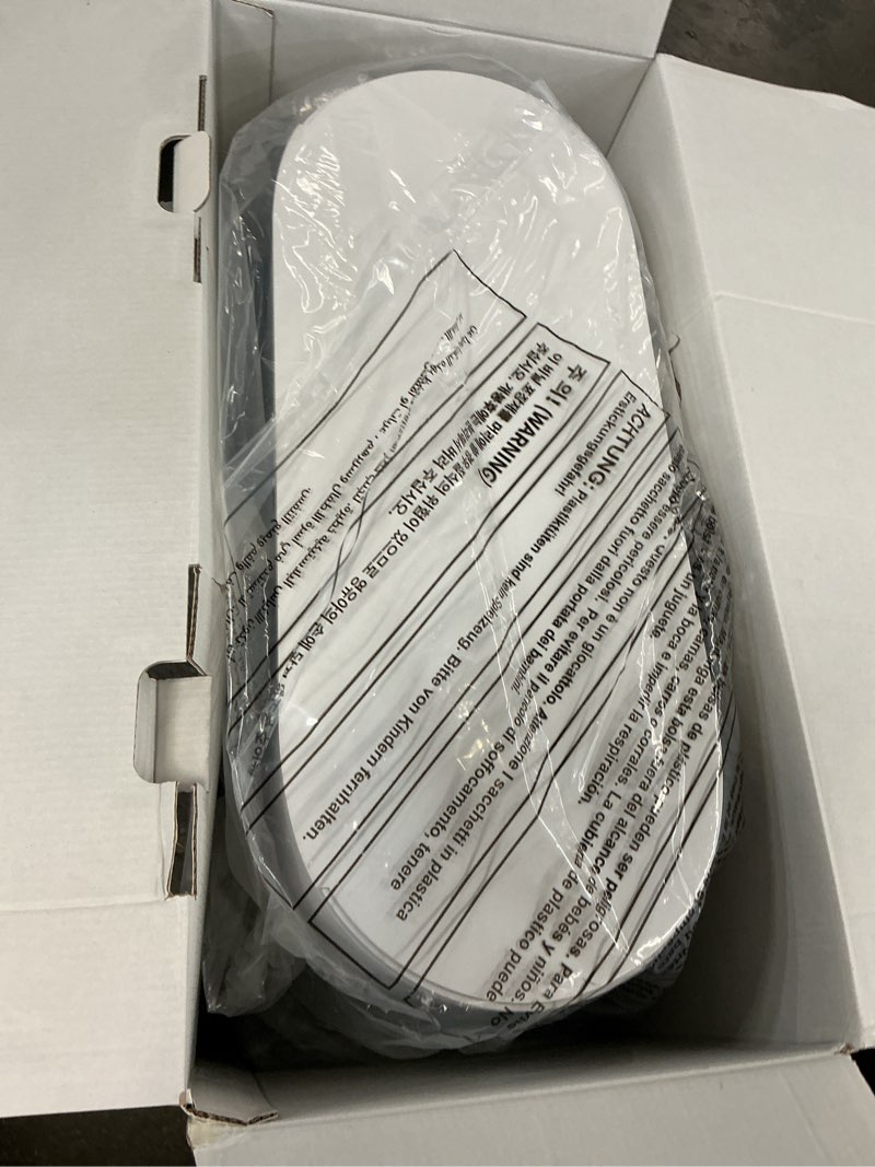 Condition photo showing As Is for 3-towel holder plug-in towel warmer in white