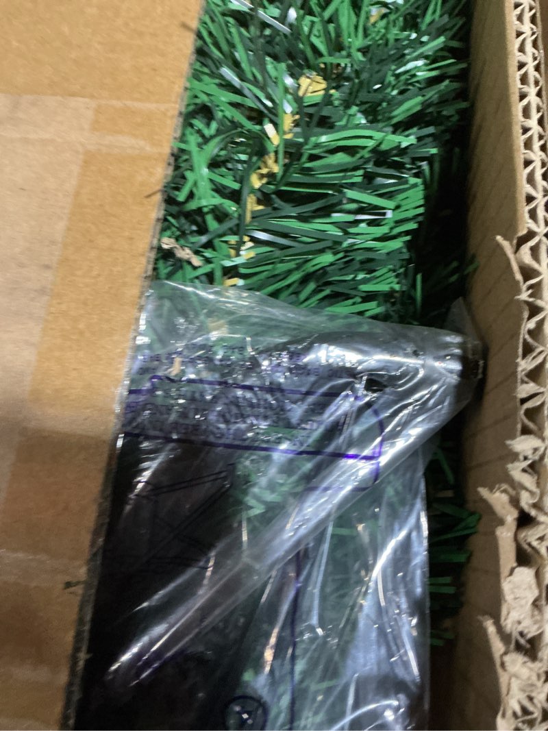 Condition photo showing Good Condition for KTKDE 6ft Artificial Black Christmas Tree Outdoor Black Halloween Tree Decorations with 1005 Tips Led String Lights Pencil Christmas Tree Indoor Holiday Office Party Decorations Black 6ft