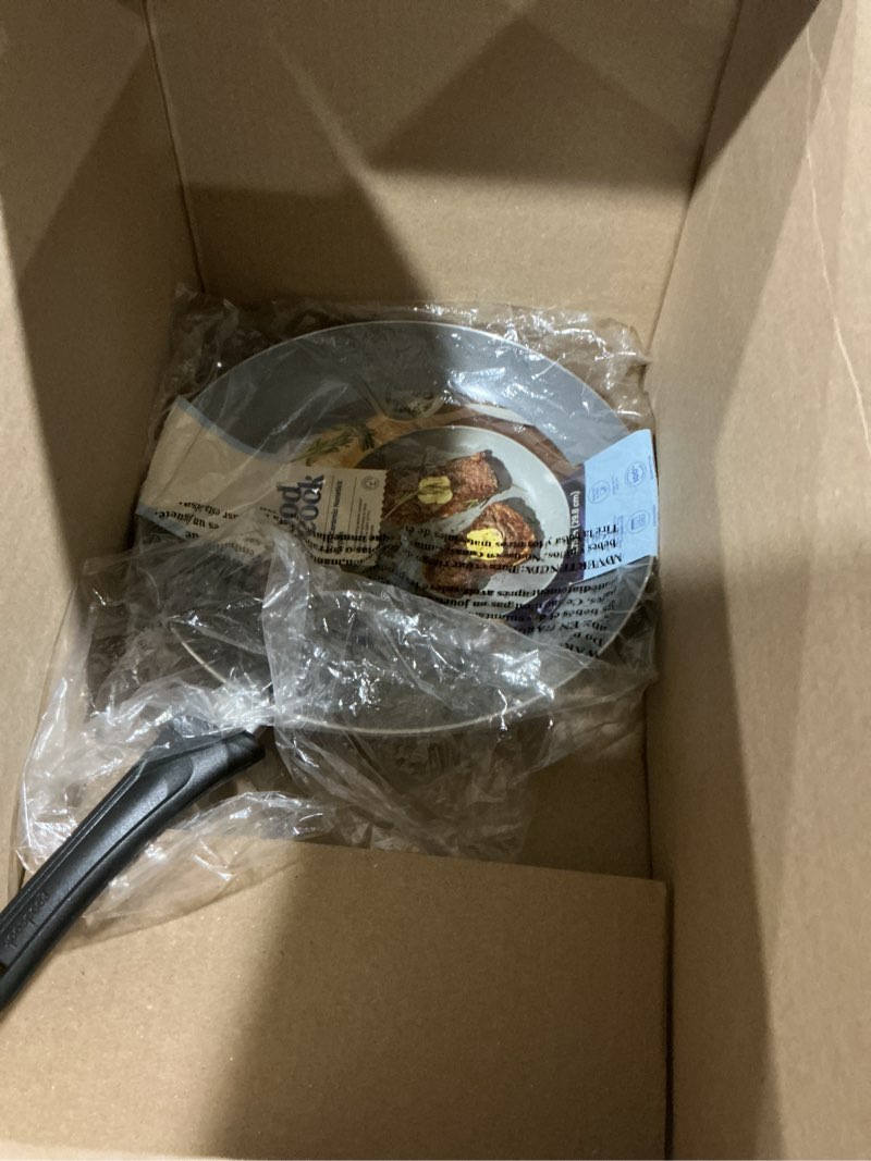 Condition photo showing Good Condition for goodcook everyday fry pan ceramic nonstick aluminum construction for even heating non-toxic ptfe & pfoa free, 11.75-inch, black 11.75-inch black