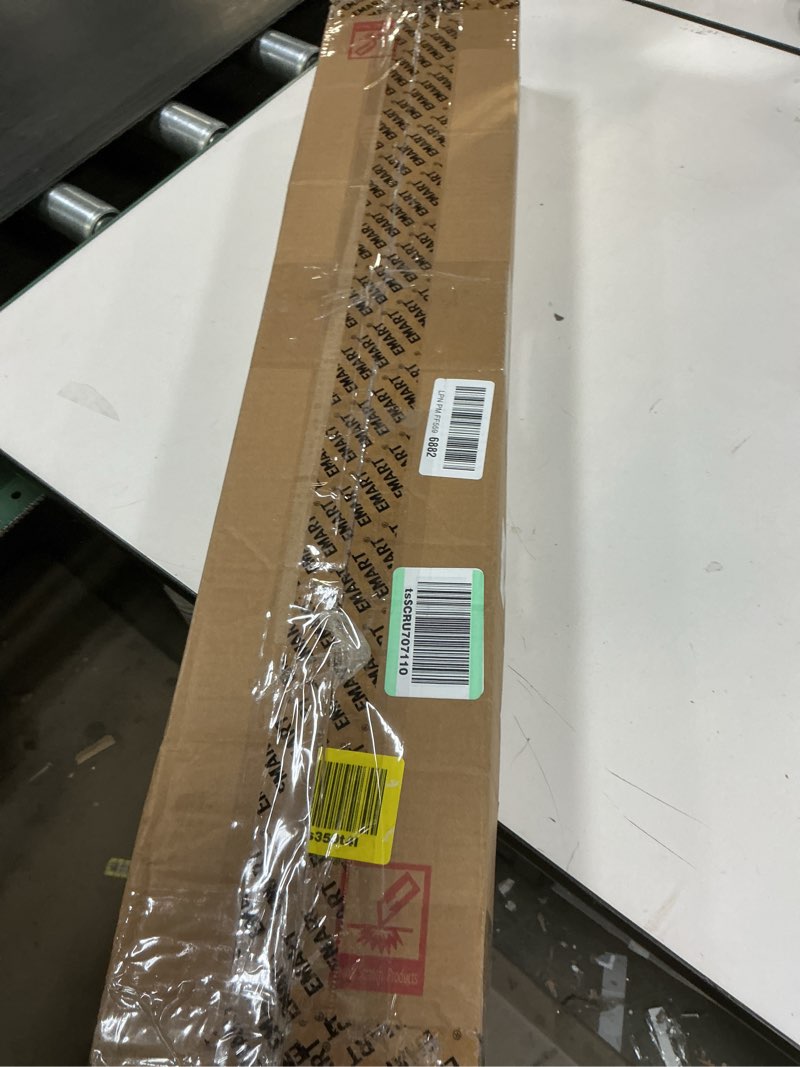 Condition photo showing New/Like New for EMART Backdrop Stand, 8.5x10ft Width Adjustable Photography Background Support Poles with Heavy Duty Flat Base, Photo Metal Steel Pipe and Drape Frame Kit for Parties Birthday Wedding - White 8.5x10ft White