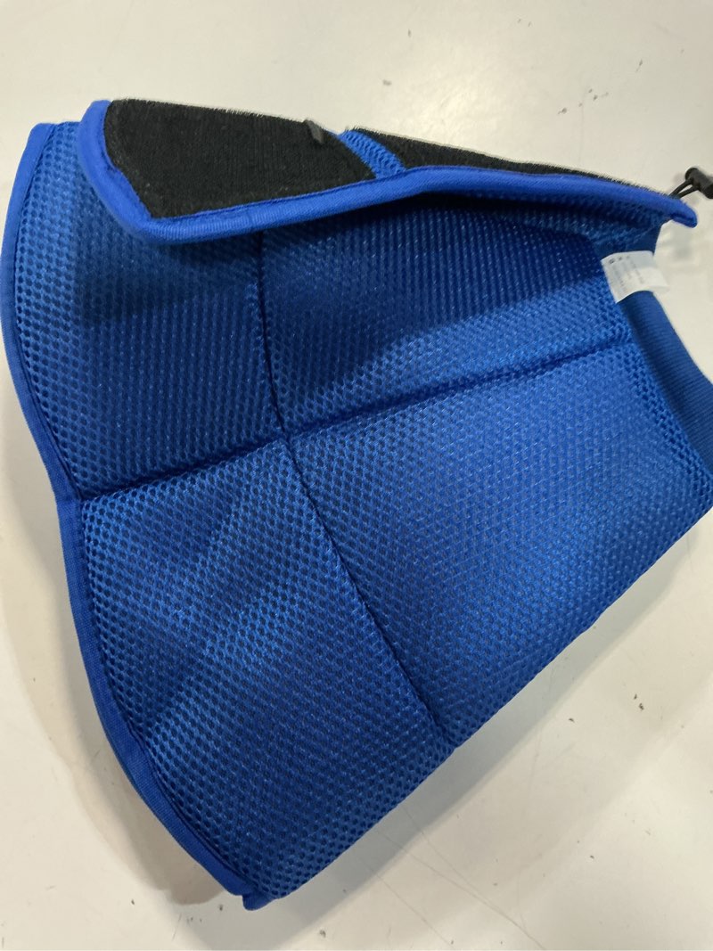 Condition photo showing Good Condition for dog cone - soft cone for dogs to stop licking, pet e-collar alternative after surgery, adjustable pet recovery collar for wound healing, blue large large blue