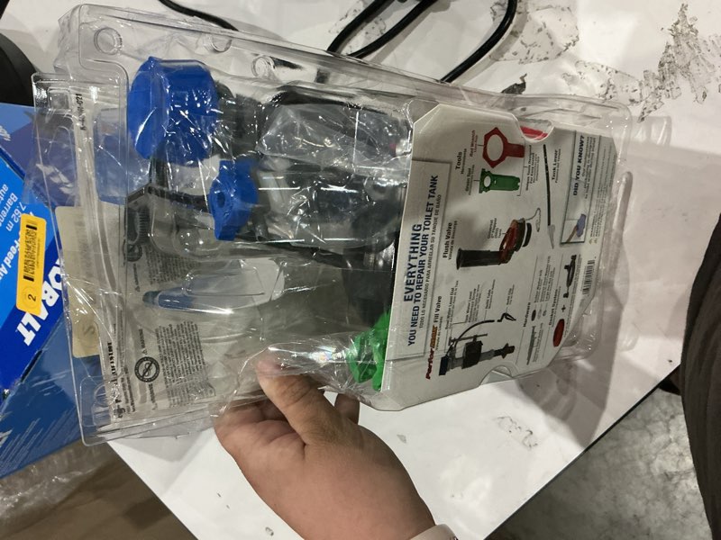 Condition photo showing As Is for fluidmaster performax the everything toilet repair kit multicolored plastic for universal