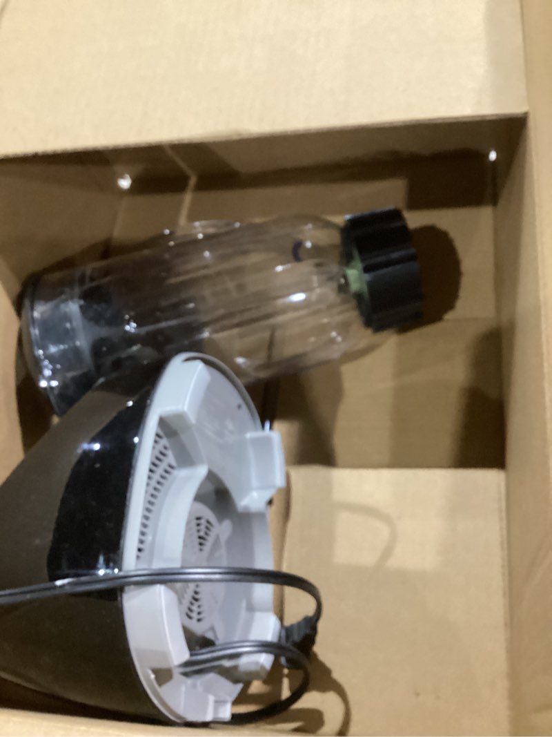 Condition photo showing As Is for BLACK+DECKER Crush Master Blender, 10-Speeds with Stainless Steel Blades, Black, BL2010BP Plastic