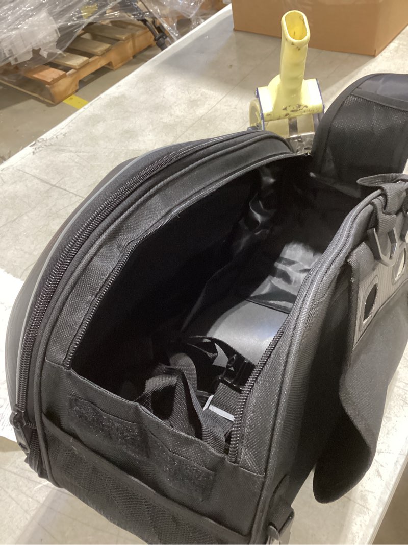 Condition photo showing Good Condition for 1 pair black motorcycle saddle bag 600d oxford cloth large capacity multi purpose motorcycle side bags (water transfer printing)