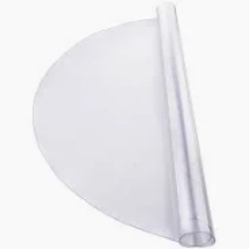 vicwe clear round table protector 36 inch,1.5mm clear round table cover protector, plastic table cov