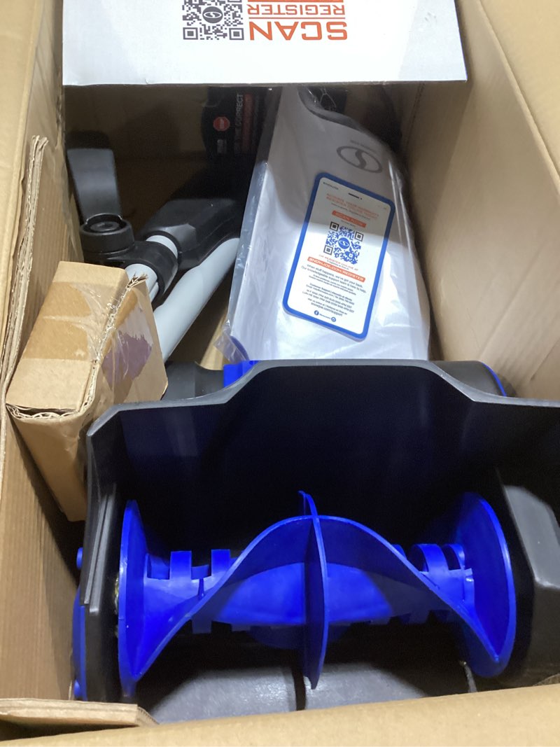Condition photo showing Good Condition for Snow Joe 320E Electric Snow Shovel | 10-Inch | 8-Amp, Blue