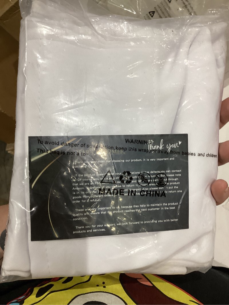 Condition photo showing New/Like New for SeeGlee Pure White Pack of 2 Valances for Window 42 by 14 Inches Long for Short Window,Back Tab & Rod Pocket Room Darkening Living Room Valance Curtains 42"W x 14"L (Pack of 2) Pure White