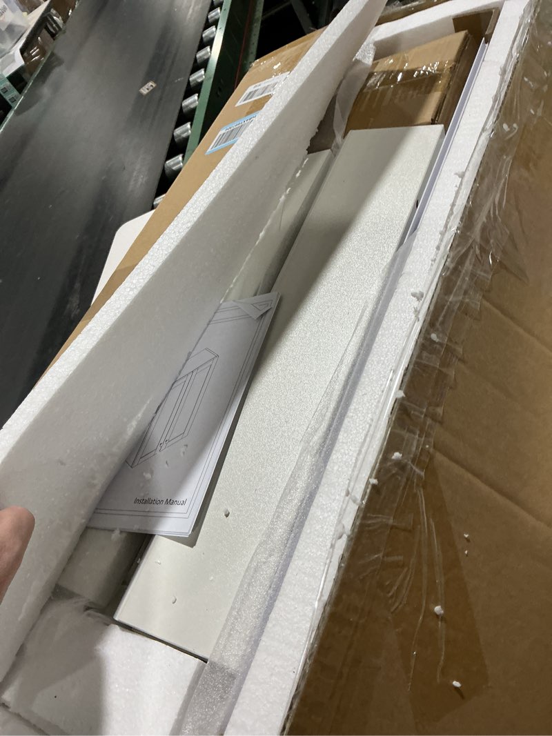 Condition photo showing Good Condition for Bathroom Cabinet Wall Mounted Over Toilet Storage Cabinet 20x28 inch White Medicine Cabinets for Wall Mount Space Saver Bathroom Storage Cabinet with 2 Adjustable Shelves & 2 Doors