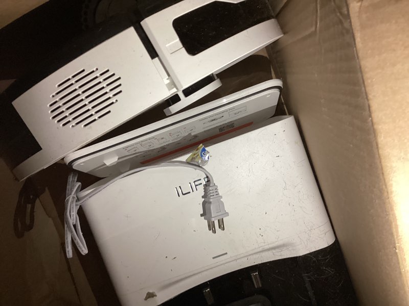 Condition photo showing As Is for ILIFE A12 Pro Robot Vacuum and Mop Combo, Self Emptying Station for 60 Days, LiDAR Navigation, Home Mapping, No-Go Zones, 2.4G WiFi/App/Alexa/Remote Control, for Hard Floors, 110V