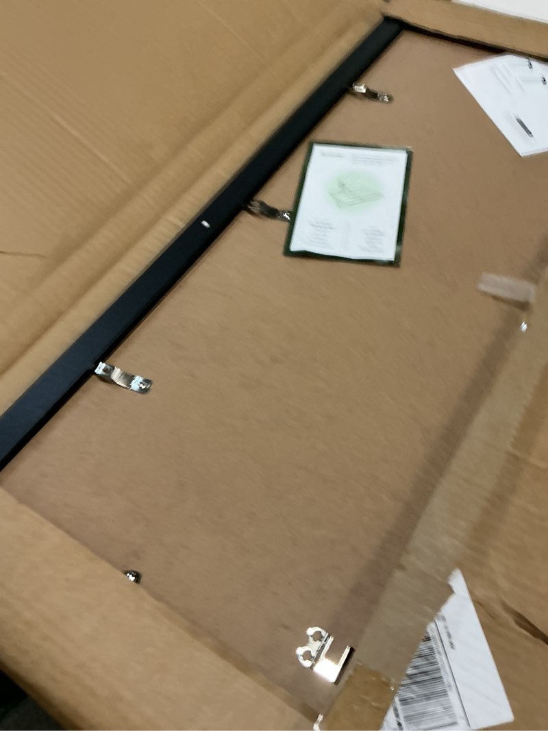 Condition photo showing Good Condition for 19.7x27.6 Picture Frame for Wall Display, 19.7x27.6 Black Picture Frame with Shatter Resistant Plexiglass, Stable and Sturdy Puzzle Frame for Wall Display, Handpicked Gift Collection, 1 Pack