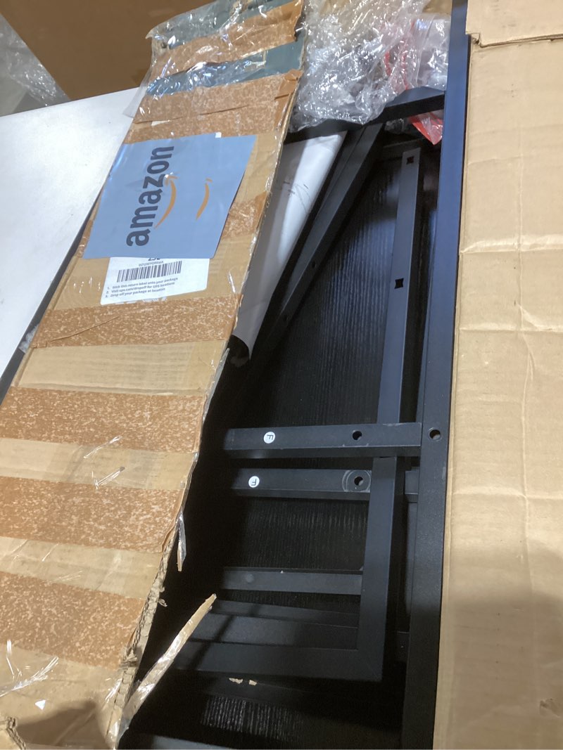 Condition photo showing Good Condition for dumos tv stands for living room furniture with 9 fabric drawers, long entertainment center up to 75 inch tv, media console table with storage for bedroom, adjustable feet, black black 62.7"*13.6"*26.5"