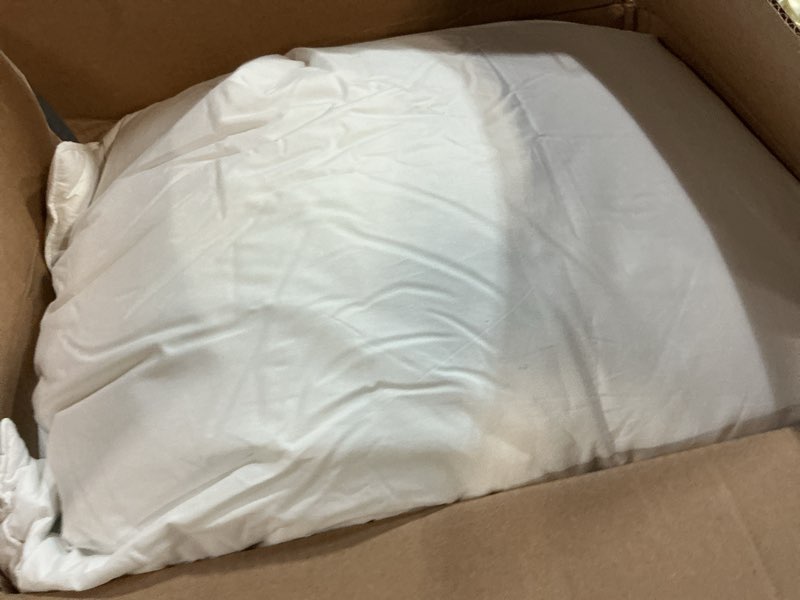 Condition photo showing Good Condition for puredown® Goose Feathers and Down White Pillows with 100% Cotton Cover, Bed Sleeping Hotel Collection Pillows Set of 2, Standard Size Classic White Standard (Pack of 2)