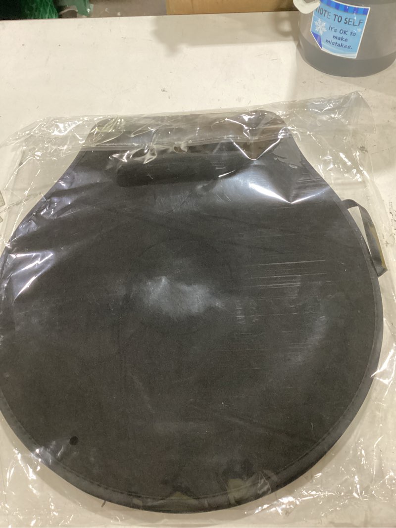 Condition photo showing New/Like New for faculx rotating seat for car 360° swivel seat for car for elderly non-slip portable rotating car seat pad for driving, chairs, stool chair, ergonomic design (black)