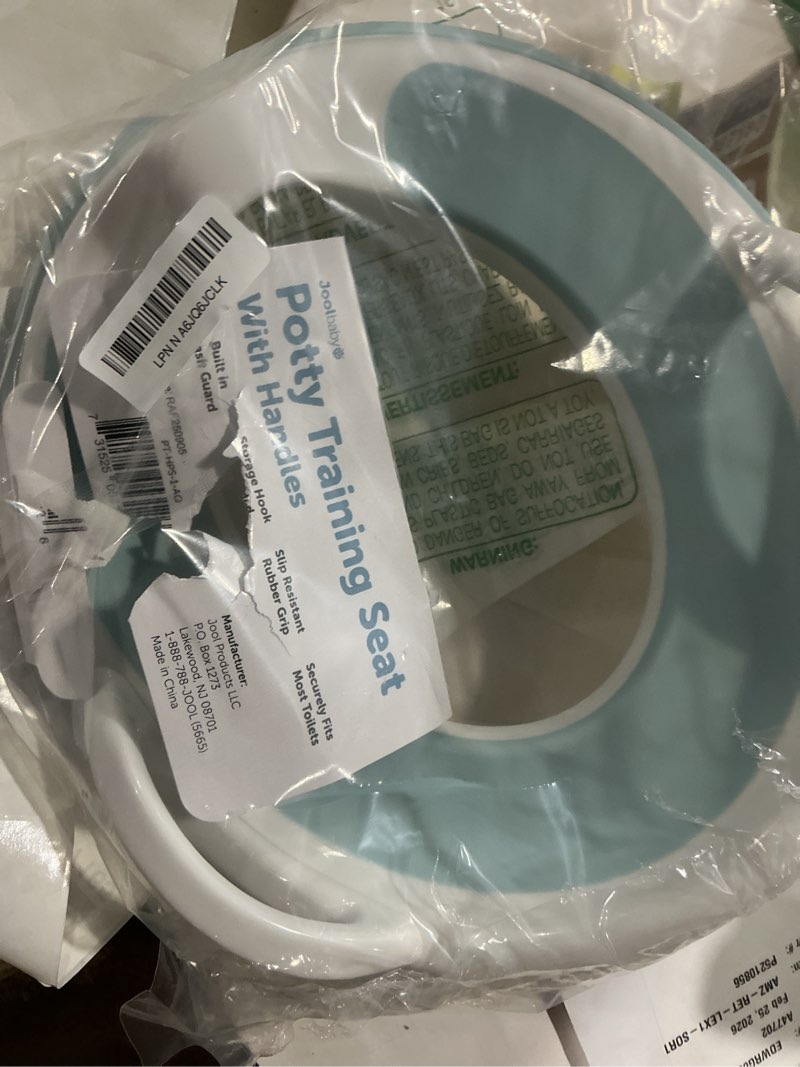 Condition photo showing Good Condition for Jool Baby Potty Training Seat for Boys and Girls With Handles, Fits Round & Oval Toilets, Non-Slip with Splash Guard, Includes Free Storage Hook (Aqua)