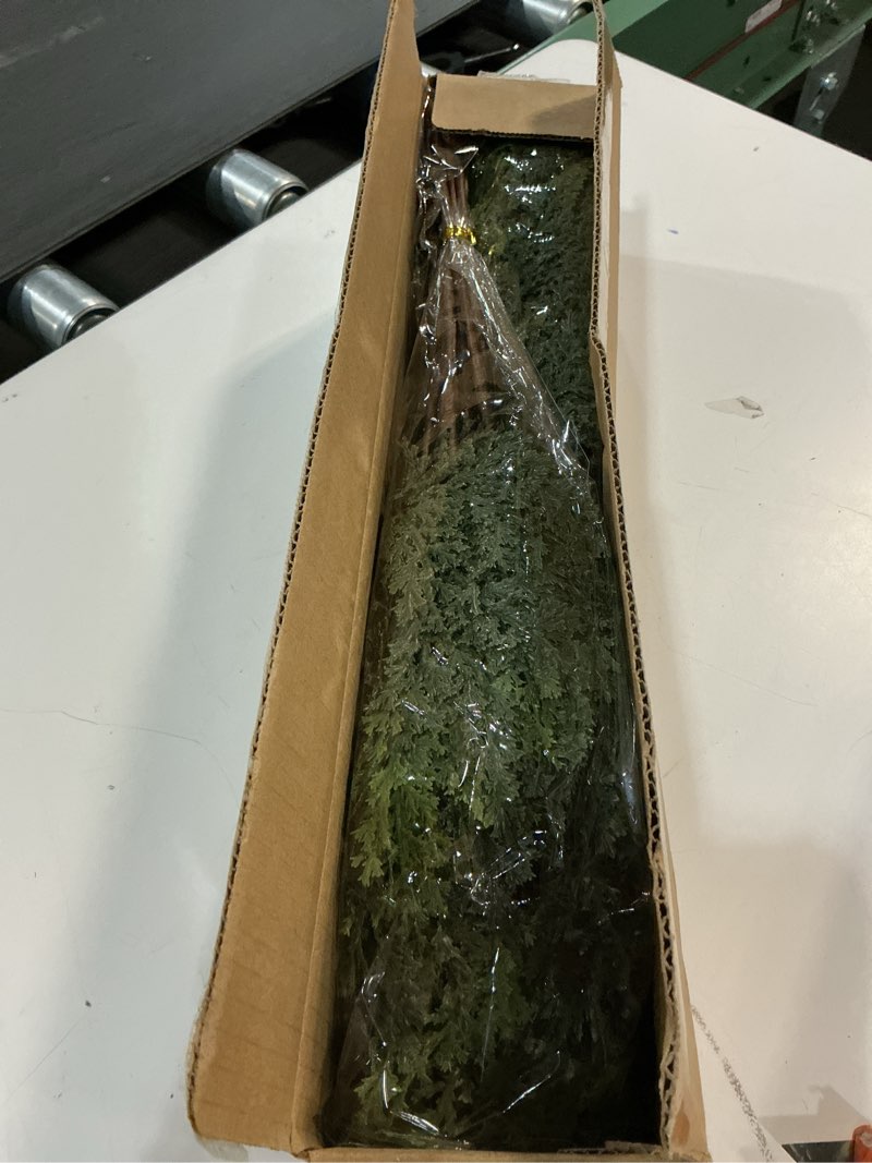 Condition photo showing New/Like New for Real Touch Christmas Cedar Branches-18 Inches, Artificial Cedar Branch Faux Greenery Plants Stem Fake Pine Picks for Vase DIY Crafts Garland Wreath Xmas Indoor Outdoor Decor (12 Pcs)