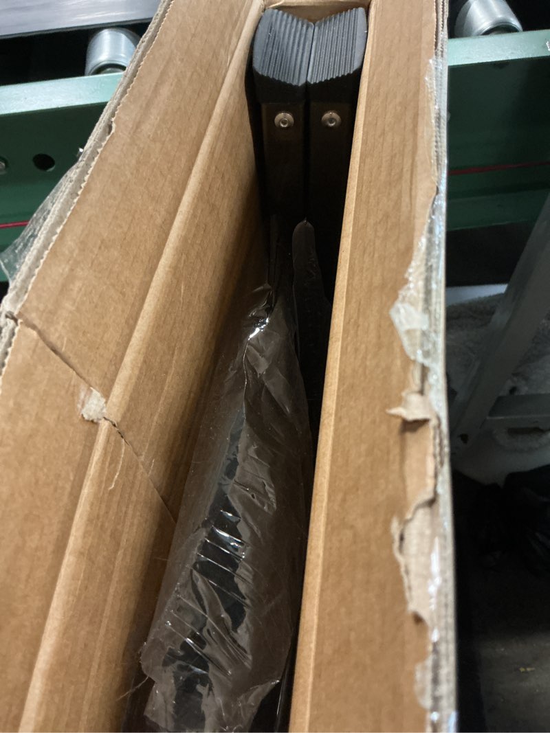 Condition photo showing Good Condition for WOA WOA 3 Step Ladder, Foldable Step Stool, Aluminum Lightweight Ladder for Home Kitchen Closet, Anti-Slip Pedals, Ease of Folding, Portable, 300lbs Capacity - Gold 3 Step Brown Gold