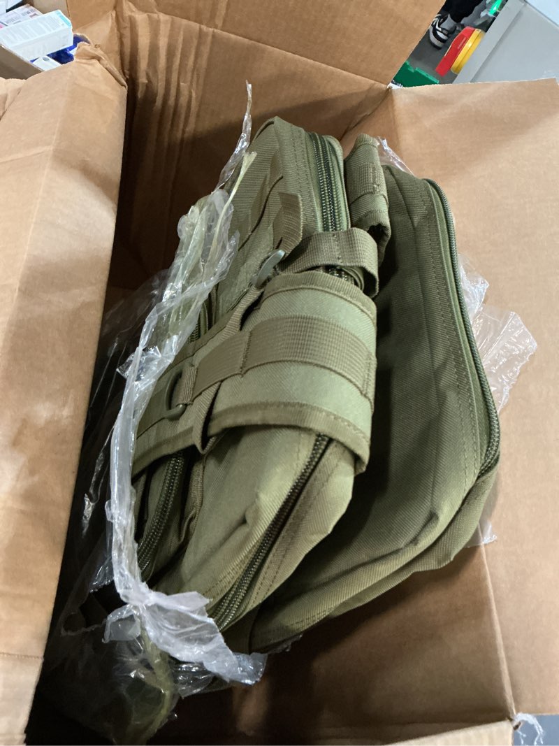 Condition photo showing Good Condition for ORKELS 37" Double Rifle Soft Bag, Tactical AR Gun Bag for 2 Rifles & Pistols, Rifle Backpack Carryin
