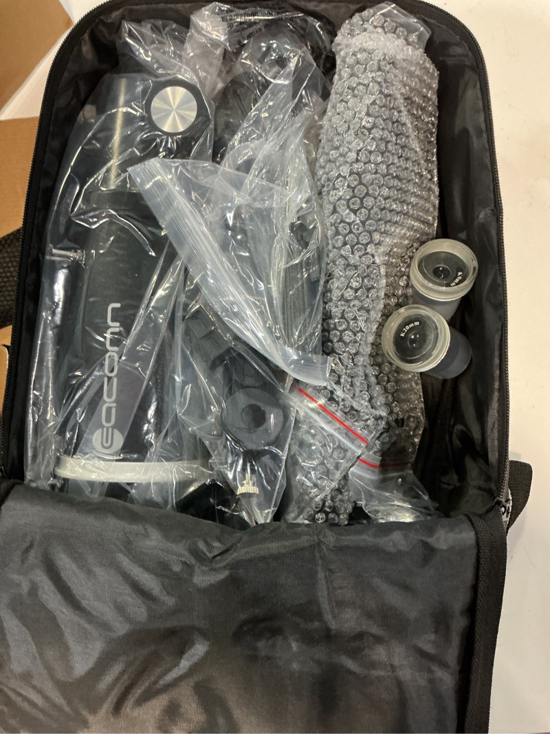 Condition photo showing Good Condition for Telescopes for Adults Astronomy, 80mm Aperture 600mm Refractor Telescope for Kids & Beginners, Compact and Portable Travel Telescopio with Backpack Black