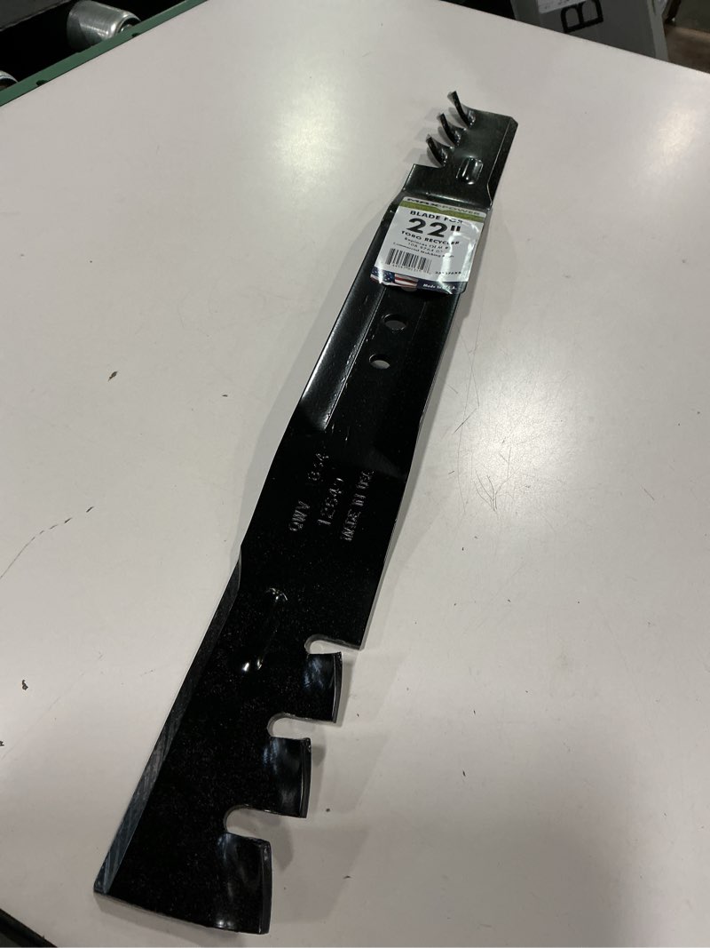 Condition photo showing Good Condition for MaxPower 331376XB Commercial Mulching Mower Blade for 22" Toro Recyclers, Replaces OEM no. 108-9764-03, 131-4547-03, Black