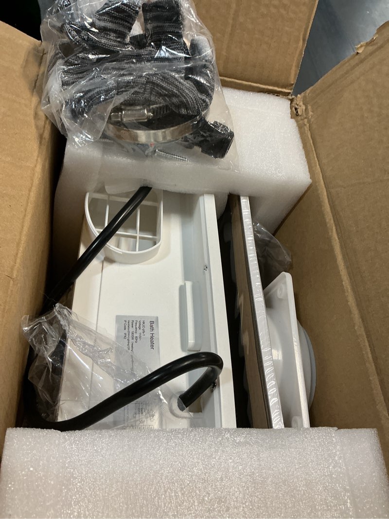 Condition photo showing Good Condition for BSEED Bathroom Exhaust Fan with Bluetooth Speaker & Heater, 1800W Dual-Heat, 230 CFM, 3CCT+5-Color RGB Light, Negative Ion, Wall Control