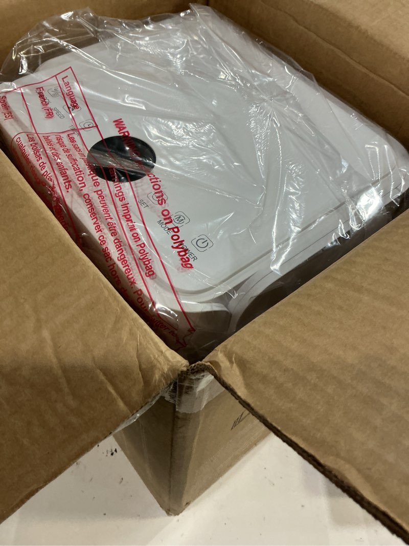 Condition photo showing Good Condition for olixis 30pints dehumidifier with drain hose, most efficient energy star, 2,000 sq.ft dehumidifier for basement, 2l tank 38db, smart humidity ring, ideal humidity remover for home, bedroom & bathroom pearl white 2 liters