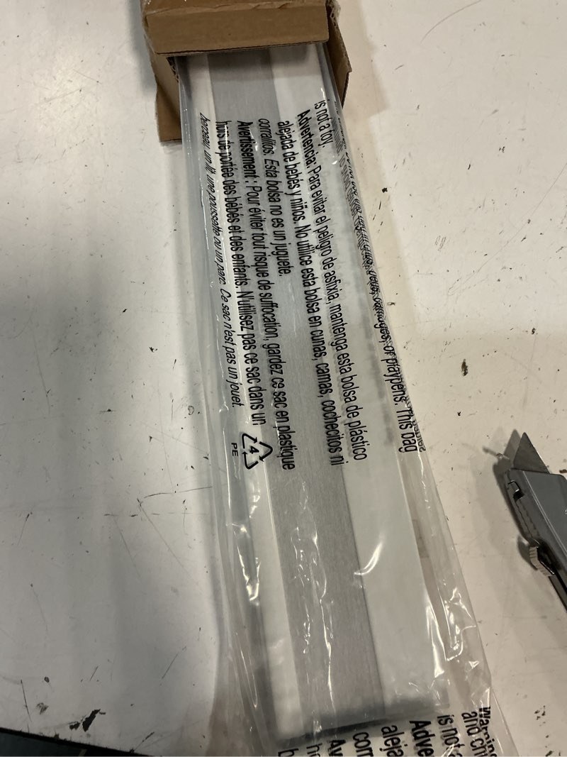 Condition photo showing New/Like New for lazblinds cordless cellular shades, blackout privacy honeycomb shades for home, thermal insulation noise reduction blinds for windows, 30'' w x 48'' h, white blackout-white 30'' w x 48'' h