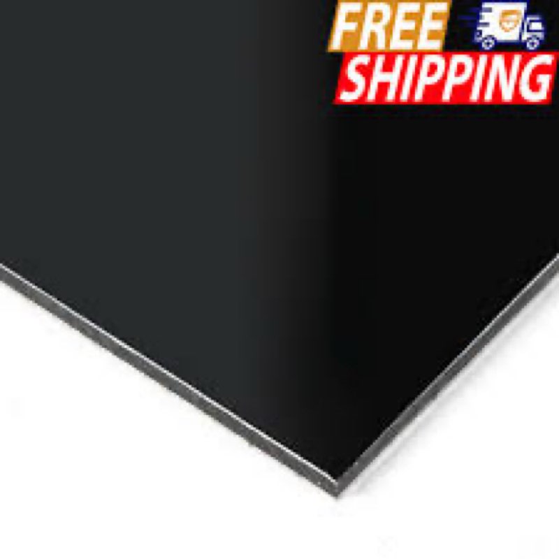 Color white *Falken Design ACM Aluminum Composite Sign Panel, White Matte, 24" x 96" x 1/4" Thick ACM Panel for S