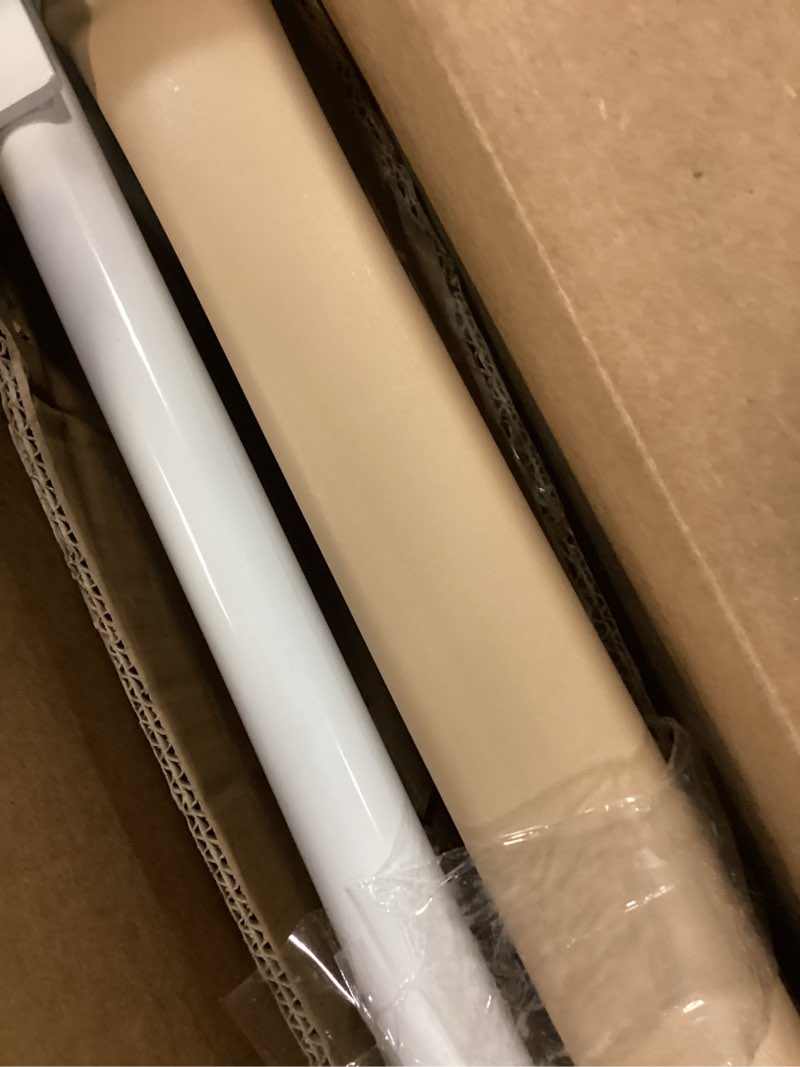 Condition photo showing As Is for couch stand assist aid for elderly, help get up out from chairs for seniors, mobility lift support bar, floor to top 25.5 inches white 25.5"