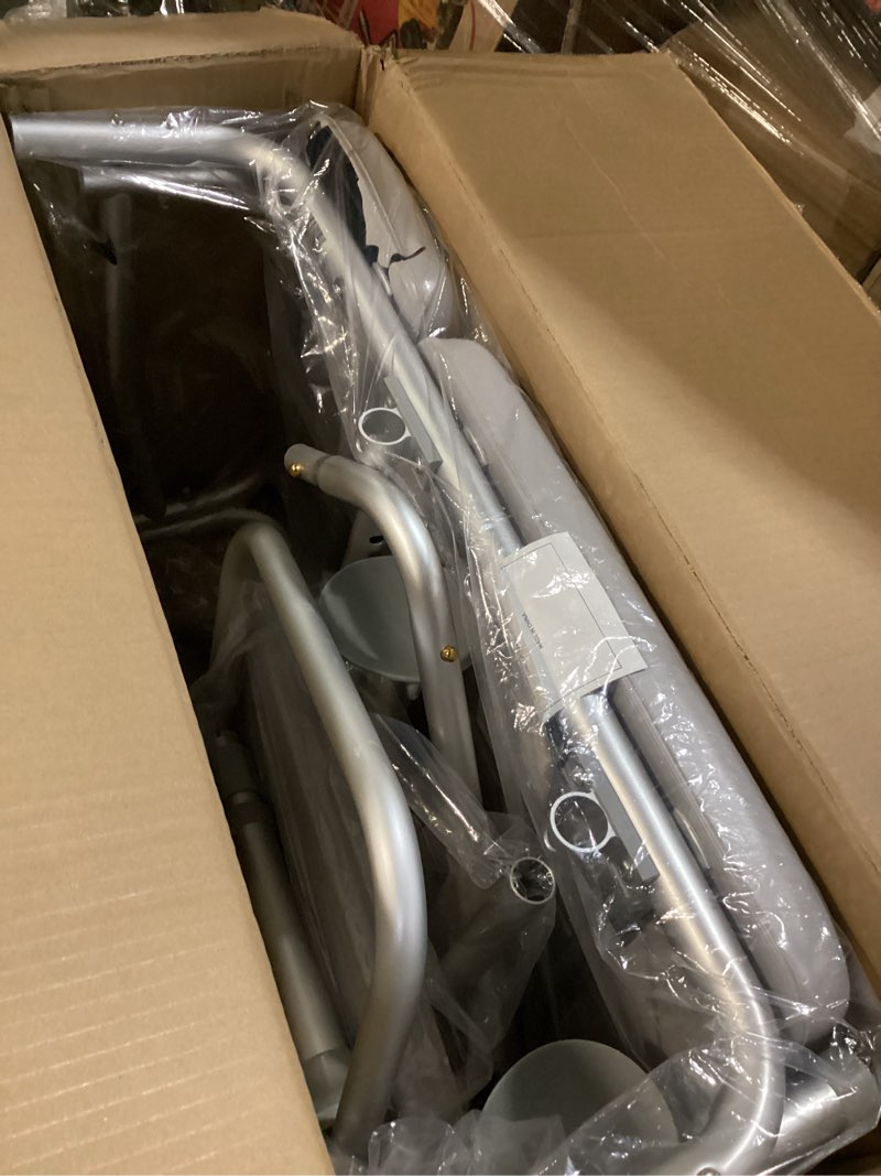 Condition photo showing Good Condition for Medline Padded Transfer Bench for Bathtub and Shower, Height Adjustable, Slip-Resistant Legs, Rust-Resistant, Side Arm & Back Rest for Extra Support, 400 lb. Weight Capacity, Tool-Free Assembly