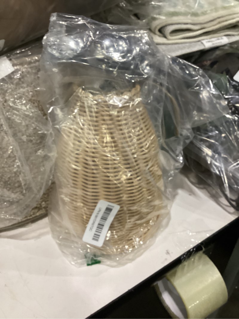 Condition photo showing Good Condition for 51 Oz Thermal Coffee Carafe with Faux Rattan Protector, 1.5L Drop-Resistant Stainless Steel Thermal Carafe for Tea, Water and Coffee