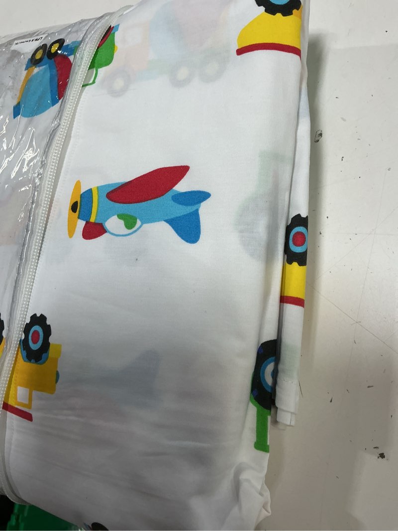 Condition photo showing Good Condition for wildkin 100% cotton toddler sheet set – soft & cozy bed sheets - trains, planes, and trucks trains, planes, trucks