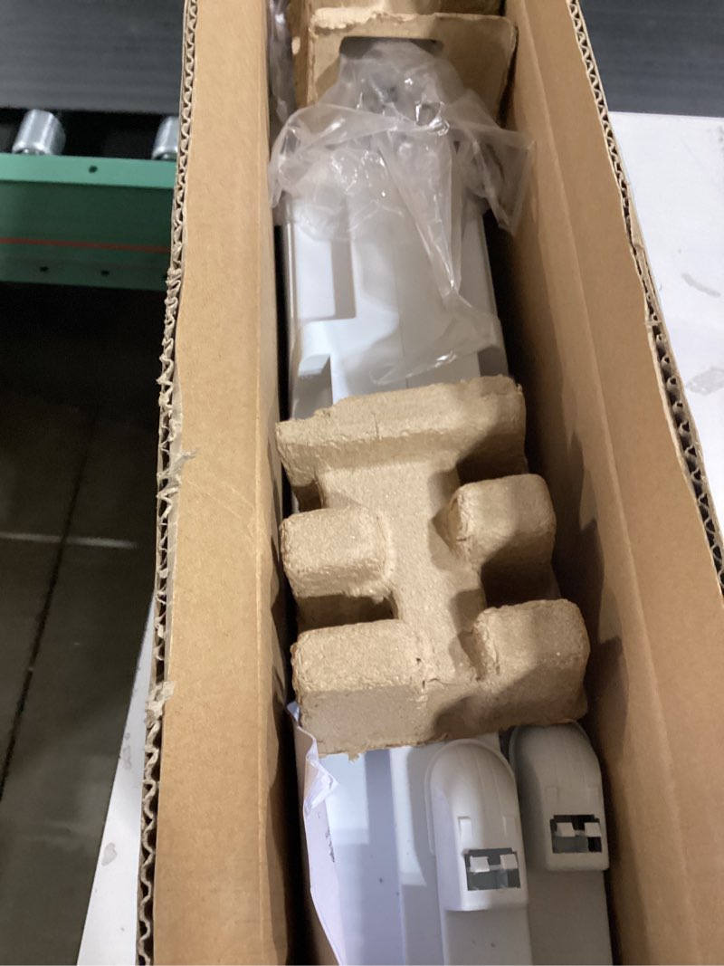 Condition photo showing As Is for shinic 9" twin window fan with reversible airflow, removable cover and bug screen, remote control, 3 functions-3 speeds, width adjustable (23.5" to 37"), bathroom kitchen window fan etl certified window fan with cover and bug screen white