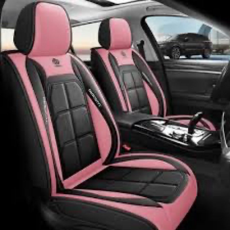 coverado automotive seat covers full set, luxury car seat covers, leather seat covers, mesh design, 