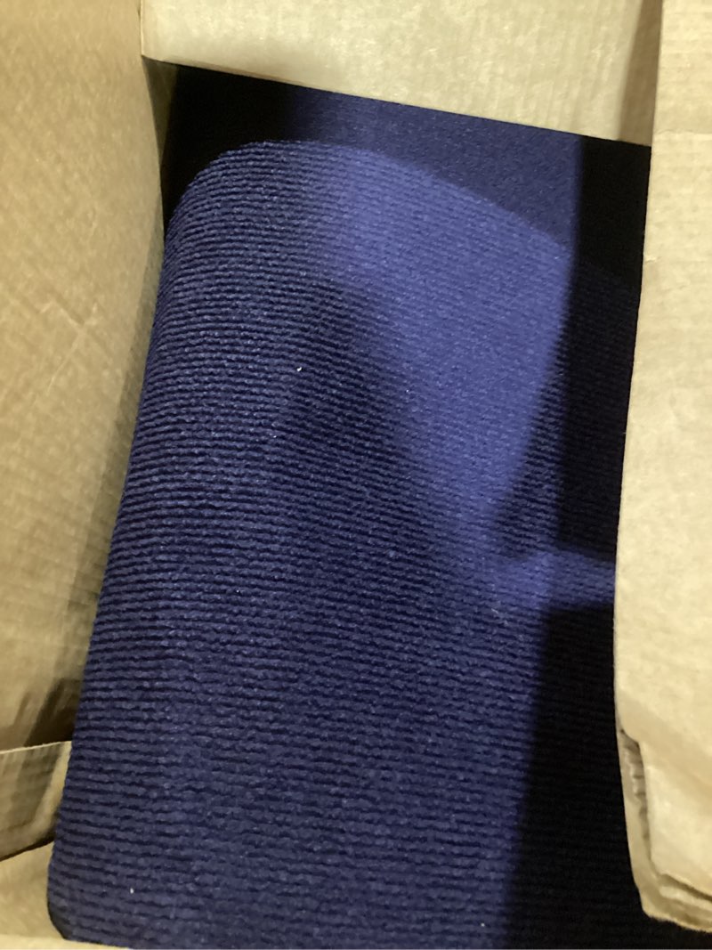 Condition photo showing Good Condition for carpet tiles peel and stick, self adhesive carpet floor tile 24" x 24", dark blue soft padded flooring sticker, home decor for bedroom living room office, 10 tiles per box 10 pack dark blue