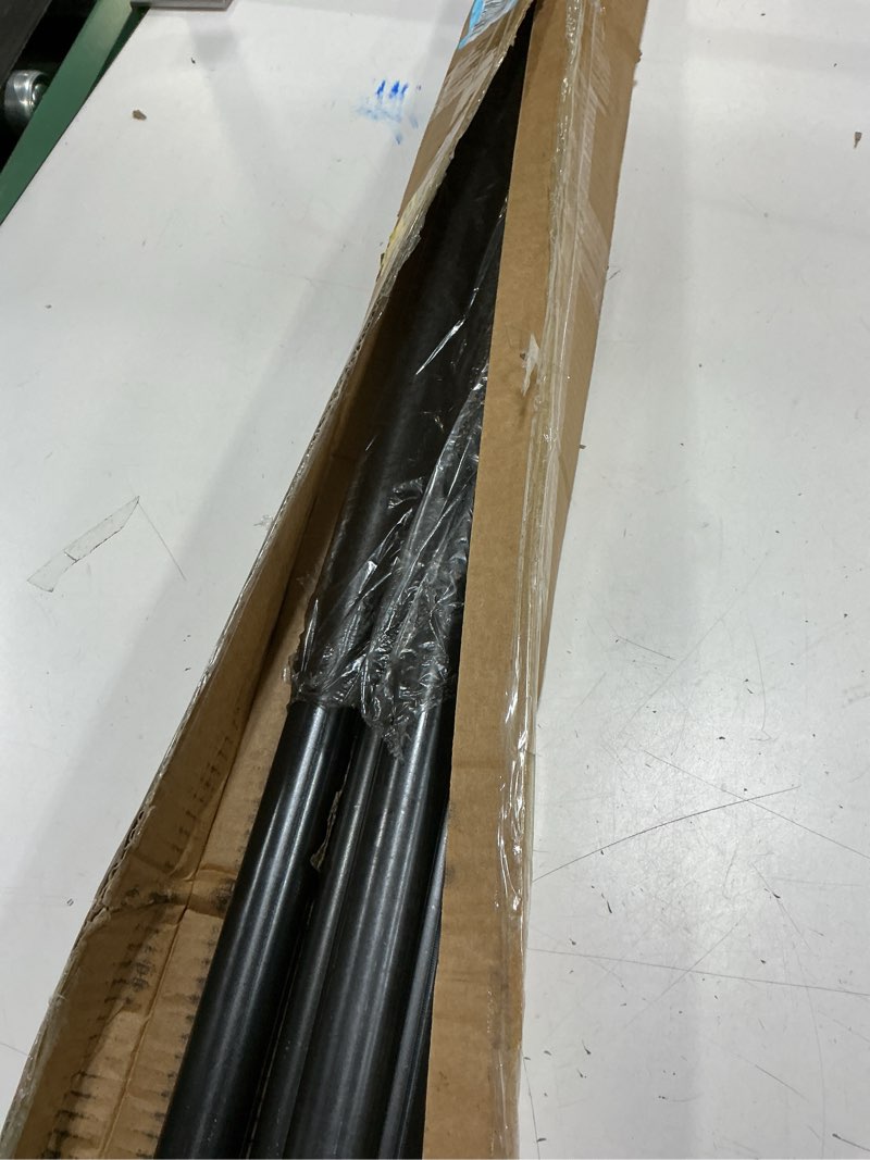 Condition photo showing Good Condition for geilspace 3/4" × 54" heavy duty pre-cut grey metal pipe, industrial steel fits standard 3/4 inch threaded pipes and fittings - vintage diy industrial shelving (3/4" × 54", grey) 3/4" × 54" gray