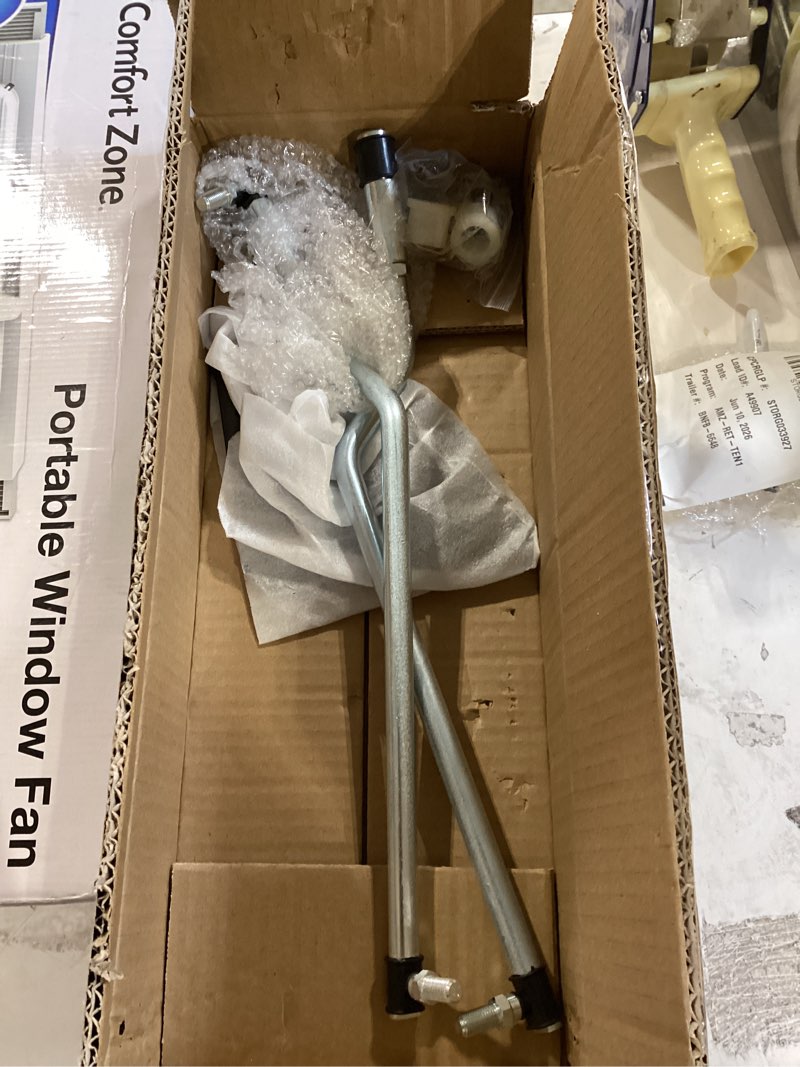 Condition photo showing As Is for steering sector drag link kit, 19 teeth tie rod assembly compatible with john deere d110 d120 d130 d140 d170 la105 la115 la135 la145 lawn tractor, steering linkage assembly