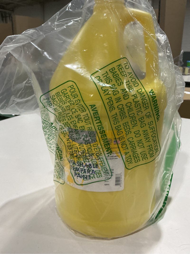 Condition photo showing As Is for Handy Art Little Masters Washable Tempera Paint, Gallon, Yellow,214-710 128 fl Oz (Pack of 1)