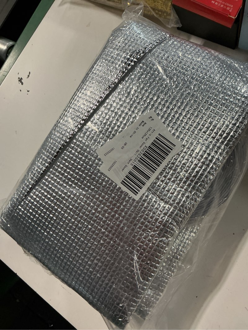 Condition photo showing New/Like New for housoutil attic armour attic fan cover - attic ceiling insulation shutter cover attic door insulation cover - attic vent cover window insulation for winter