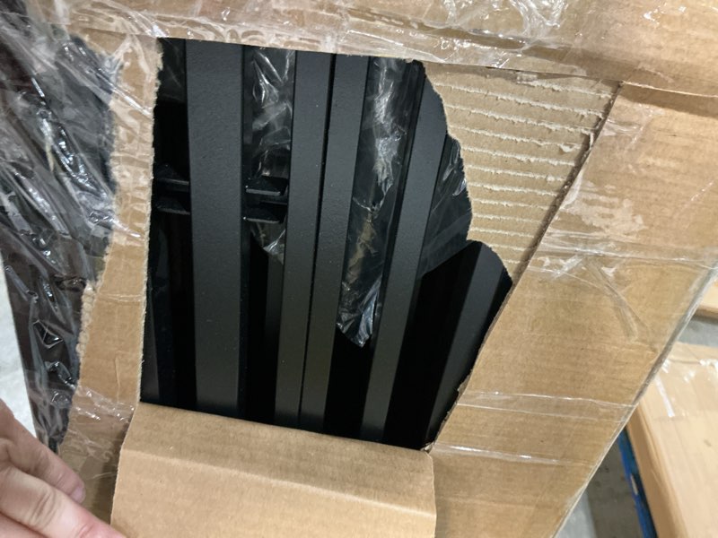 Condition photo showing Good Condition for aldrich box springs king size 9 inch, heavy duty metal frame mattress foundation with easy clean cover, noise free, easy assembly