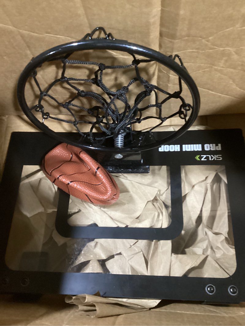 Condition photo showing Good Condition for SKLZ Pro Mini Indoor Basketball Hoop - Over The Door – Portable - Great For Home, Dorms, Offices, and Gifts