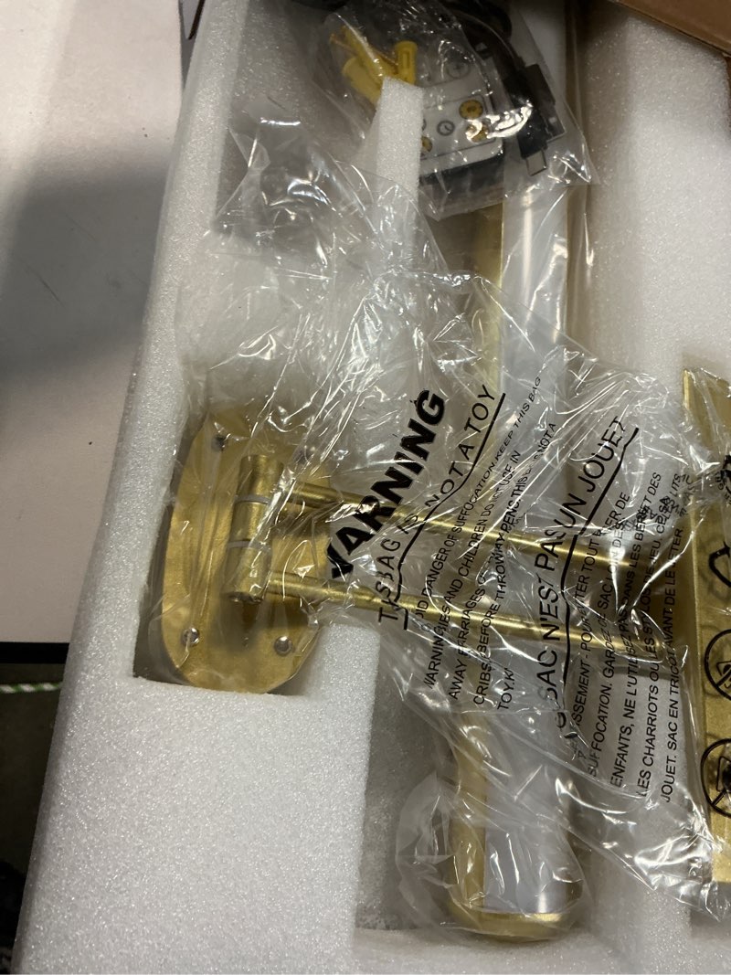 Condition photo showing As Is for 24.4" Wireless Picture Lights, Rechargeable Battery Art Display Light with Remote Control, Dimmable/Timer Off Dartboard Light, 3 Lighting Modes Full Metal Painting Display Lights (Gold-1Pack)